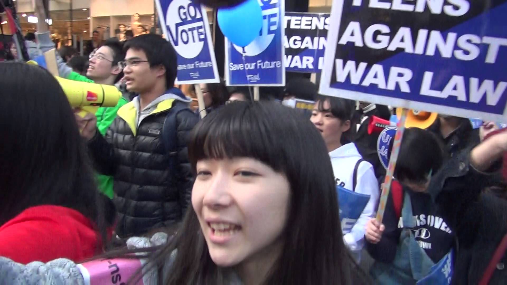 安保法制に反対する高校生一斉全国デモ