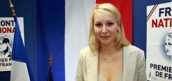 France Marion Marechal-Le Pen Press Conference and Meeting